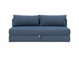 Osvald sovesofa i 302 Weda Blue, set forfra
