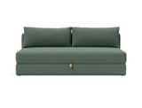 Osvald sovesofa i 518 Elegance Green, set forfra