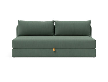 Osvald sovesofa i 518 Elegance Green, set forfra