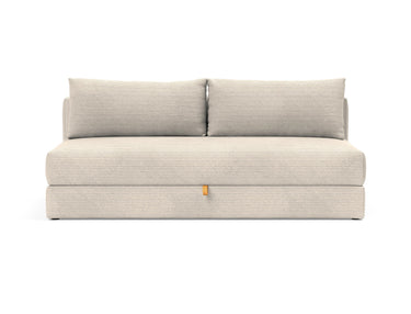 Osvald sovesofa i 594 Corduroy Ivory, set forfra
