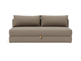 Osvald sovesofa i 850 Mahoga Caramel, set forfra