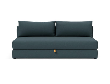 Osvald sovesofa i 851 Mahoga Dark Blue, set forfra