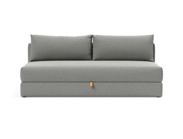Osvald sovesofa i 853 Mahoga Dove Grey, set forfra
