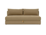 Osvald sovesofa i 860 Yogia Olive Brown, set forfra