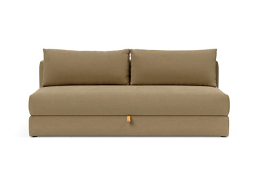 Osvald sovesofa i 860 Yogia Olive Brown, set forfra