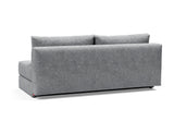 Osvald sovesofa i 565 Twist Granite, set skråt bagfra