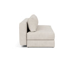 Osvald sovesofa i 470 Yuveno Natural, set fra siden