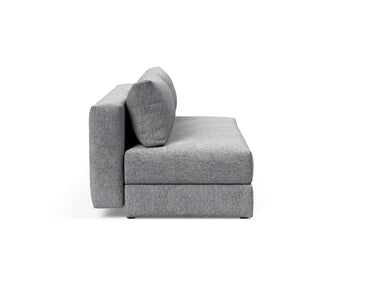 Osvald sovesofa i 565 Twist Granite, set fra siden