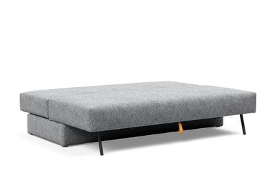 Osvald sovesofa i 565 Twist Granite, slået ud til seng