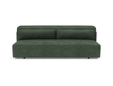 Yonata sovesofa i 281 Avella Pine Green, set forfra