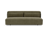Yonata sovesofa i 316 Cordufine Pine Green, set forfra