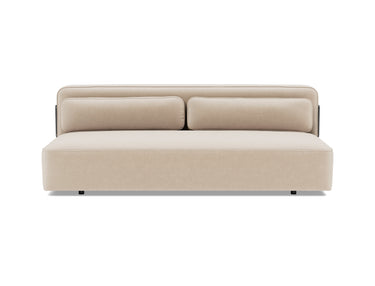 Yonata sovesofa i 410 Esina Almond, set forfra