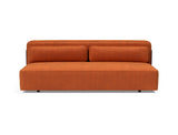 Yonata sovesofa i 412 Esina Rust Orange, set forfra