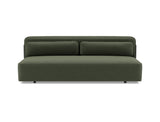 Yonata sovesofa i 413 Esina Olive Green, set forfra