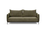 Malloy sovesofa i 316 Cordufine Pine Green, set forfra