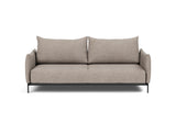 Malloy sovesofa i 472 Yuveno Warm Grey, set forfra