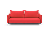 Malloy sovesofa i 511 Elegance Red, set forfra