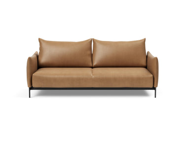 Malloy sovesofa i 551 Faunal Brown, set forfra