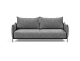 Malloy sovesofa i 563 Twist Charcoal, set forfra