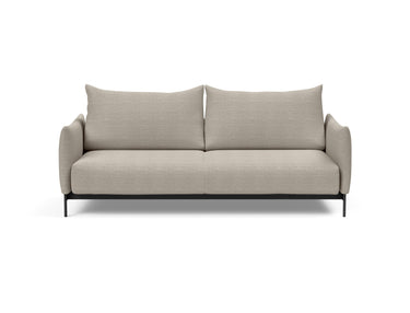 Malloy sovesofa i 579 Kenya Gravel, set forfra
