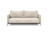 Malloy sovesofa i 594 Corduroy Ivory, set forfra