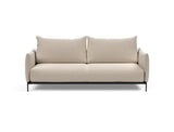 Malloy sovesofa i 612 Blida Sand Grey, set forfra