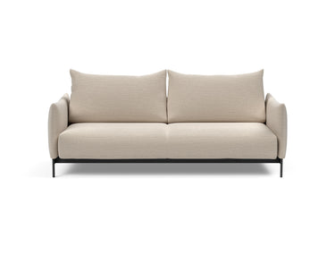Malloy sovesofa i 612 Blida Sand Grey, set forfra