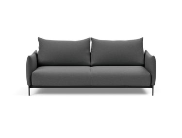 Malloy sovesofa i 852 Mahoga Seal Grey, set forfra