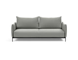 Malloy sovesofa i 853 Mahoga Dove Grey, set forfra