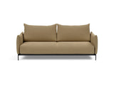 Malloy sovesofa i 860 Yogia Olive Brown, set forfra