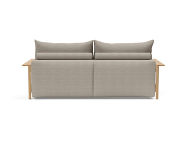 Malloy Wood sovesofa i 579 Kenya Gravel, set bagfra