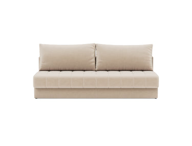 Akello sovesofa i 410 Esina Almond, set forfra