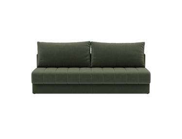 Akello sovesofa i 413 Esina Olive Green, set forfra