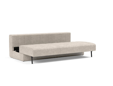 Akello sovesofa i 280 Avella Sand, med åben opbevaring
