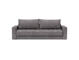 Akello sovesofa med armlæn i 282 Avella Warm Grey, set forfra