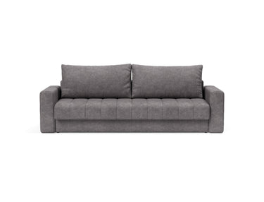 Akello sovesofa med armlæn i 282 Avella Warm Grey, set forfra