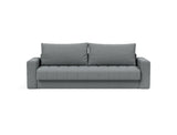 Akello sovesofa med armlæn i 320 Corocco Shadow Grey, set forfra