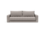 Akello sovesofa med armlæn i 321 Corocco Warm Grey, set forfra