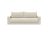 Akello sovesofa med armlæn i 357 Taura Off White, set forfra