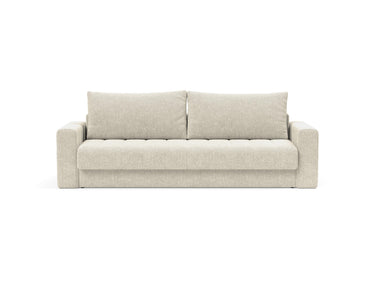 Akello sovesofa med armlæn i 357 Taura Off White, set forfra