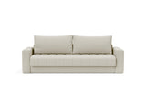 Akello sovesofa med armlæn i 527 Mixed Dance Natural, set forfra