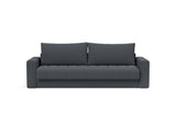 Akello sovesofa med armlæn i 894 Mozart Grey Bronze, set forfra