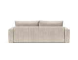 Akello sovesofa med armlæn i 280 Avella Sand, set bagfra