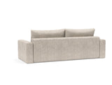 Akello sovesofa med armlæn i 280 Avella Sand, set skråt bagfra