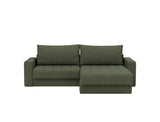 Akello sovesofa med chaiselong og armlæn i 353 Taura Forest, set forfra