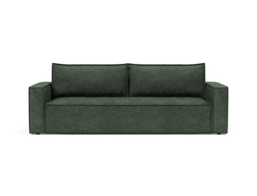 Newilla sovesofa i 281 Avella Pine Green, set forfra