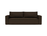 Newilla sovesofa i 358 Taura Chocco, set forfra