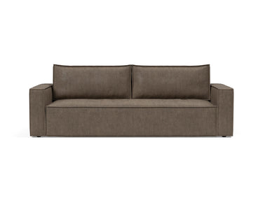Newilla sovesofa i 411 Esina Cedar Brown, set forfra