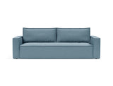 Newilla sovesofa i 525 Mixed Dance Light Blue, set forfra