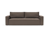 Newilla sovesofa i 530 Bouclé Taupe, set forfra